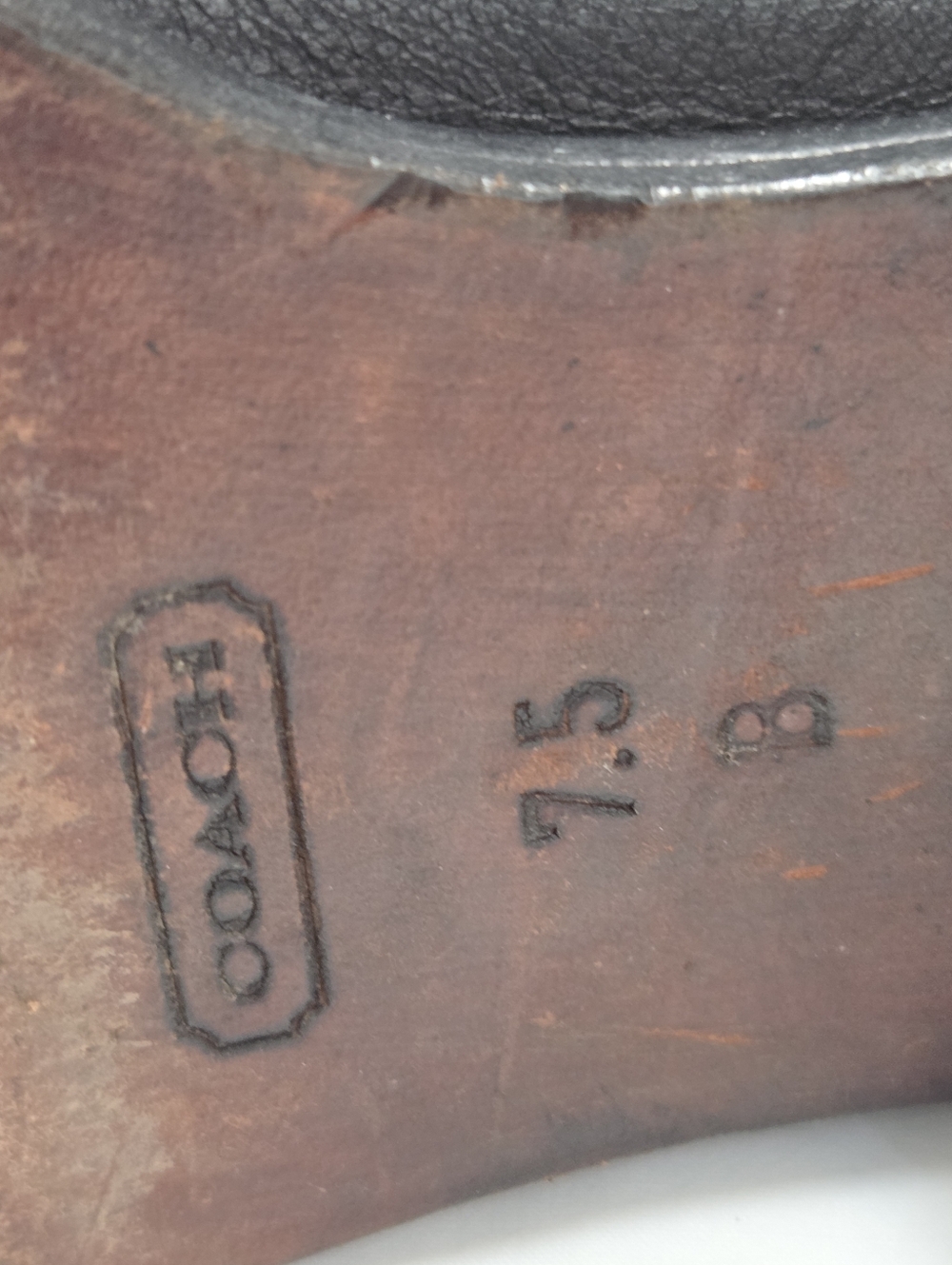 Coach Natale Black Leather Riding Boots 7.5 - Picture 11 of 12